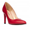 Women stylish, elegant shoes 1276 red