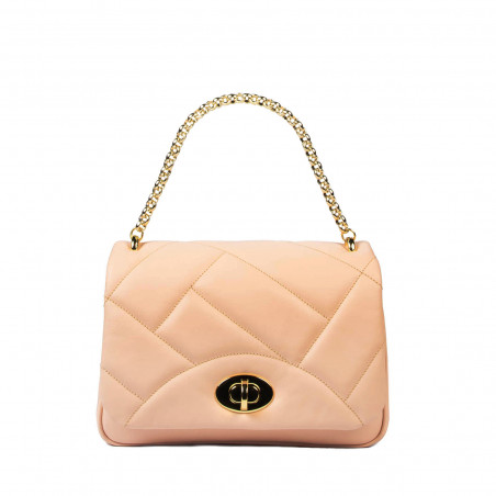 Women shoulder bag 005g pink somon