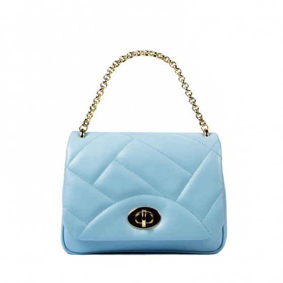 Women shoulder bag 005g blue deschis