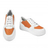 Women sport shoes 6059 white+orange