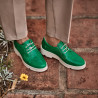 Women casual shoes 6051 green lifestyle