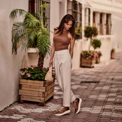 Pantofi casual/sport 6048 brown combined lifestyle