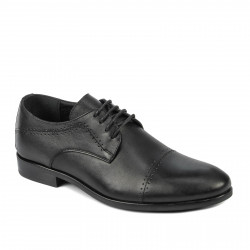 Men stylish, elegant shoes 822-1 black