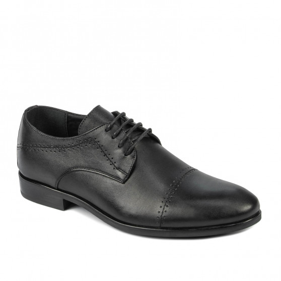 Men stylish, elegant shoes 822-1 black