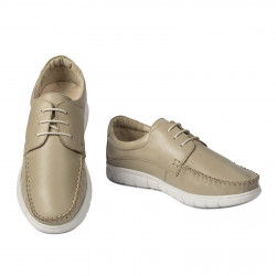 Men loafers, moccasins 947 beige