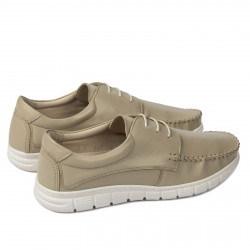 Men loafers, moccasins 947 beige
