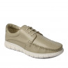 Men loafers, moccasins 947 beige