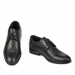 Men stylish, elegant shoes 822-1 black