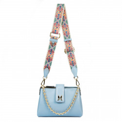 Women shoulder bag 003g blue deschis