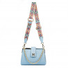 Women shoulder bag 003g blue deschis