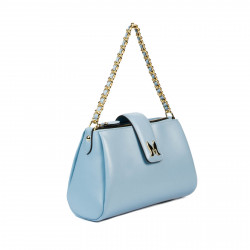 Women shoulder bag 003g blue deschis