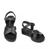 Women sandals 5049-1 black metalizat