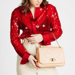 Women shoulder bag 005g pink somon