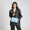 Women shoulder bag 005g blue deschis lifestyle
