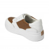 Women sport shoes 6059 white+camel