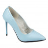 Women stylish, elegant shoes 1289 bleu
