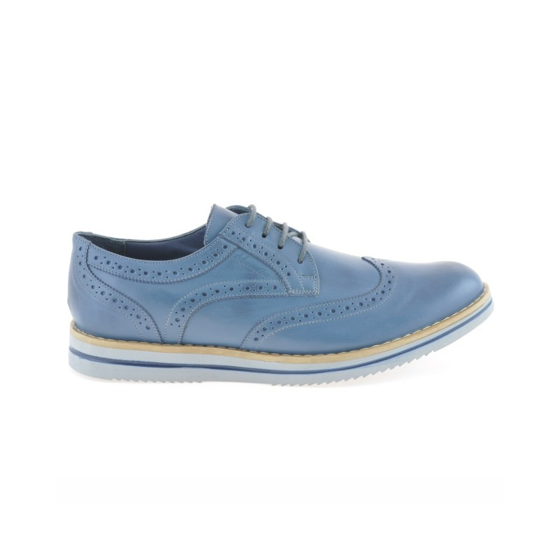 Men casual shoes 866 a indigo