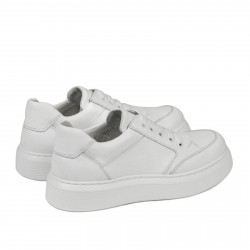 Women sport shoes 6057 white