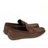 Men loafers, moccasins 948 brown
