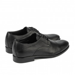 Men stylish, elegant shoes 822-1 black