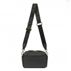 Women shoulder bag 006g black petrol