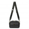 Women shoulder bag 006g black petrol