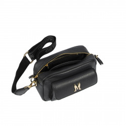 Women shoulder bag 006g black petrol