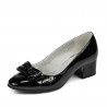 Women stylish, elegant shoes 1270 patent black