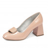 Women stylish, elegant shoes 1291 patent nude