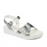 Women sandals 5049-1 silver