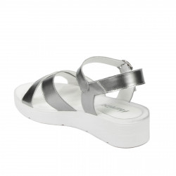 Women sandals 5049-1 silver