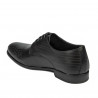 Men stylish, elegant shoes 952 black