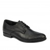 Men stylish, elegant shoes 952 black