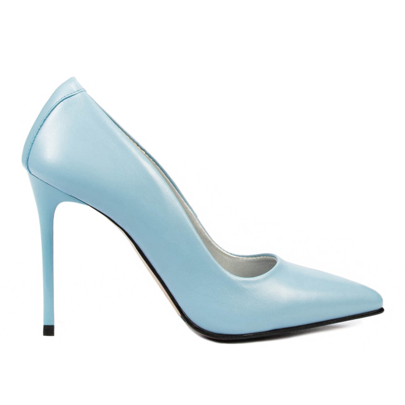 Women stylish, elegant shoes 1289 bleu
