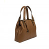 Women shoulder bag 004g brown cognac