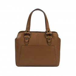 Women shoulder bag 004g brown cognac