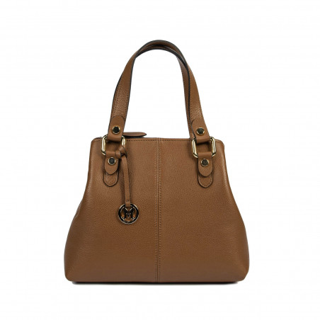 Women shoulder bag 004g brown cognac