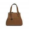 Women shoulder bag 004g brown cognac
