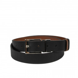 Women belt 22m bicolored biz black+brown