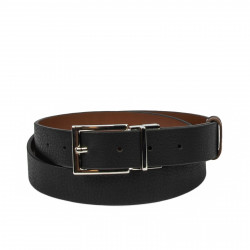 Women belt 22m bicolored biz black+brown