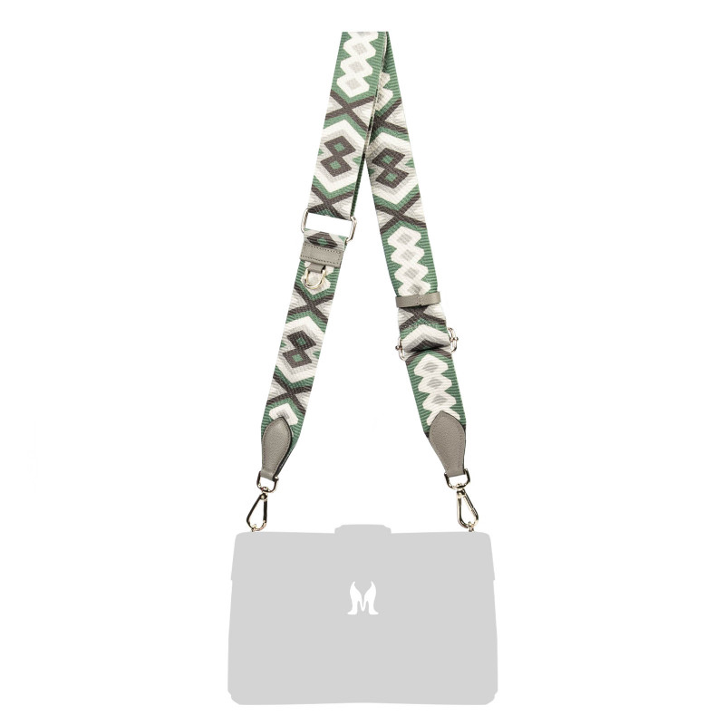 Curea de umar (chinga) 104g multicolor+gray cenusiu