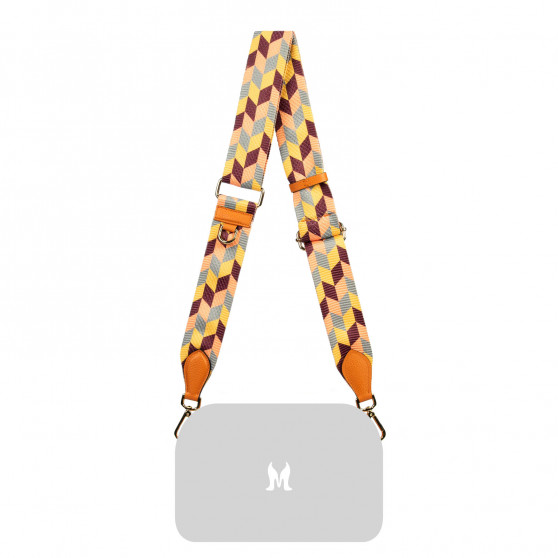 Curea de umar (chinga) 106g multicolor+orange