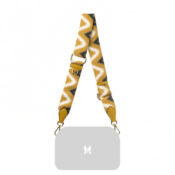 Curea de umar (chinga) 103g multicolor+mustar