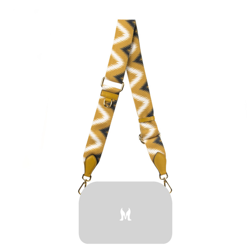 Curea de umar (chinga) 103g multicolor+mustar