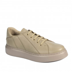 Women sport shoes 6058 beige