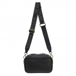Women shoulder bag 006g black safiano