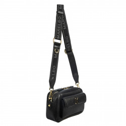 Women shoulder bag 006g black safiano