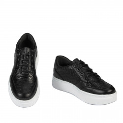 Women sport shoes 6059 black combined