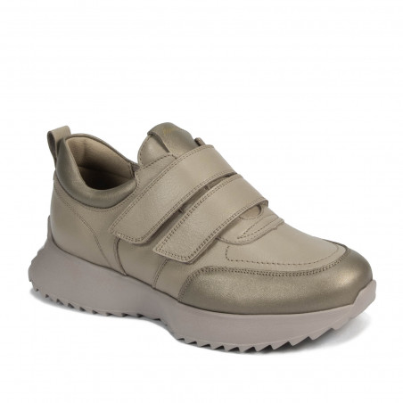 Women sport shoes 6060 beige combined