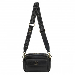 Women shoulder bag 006g black safiano